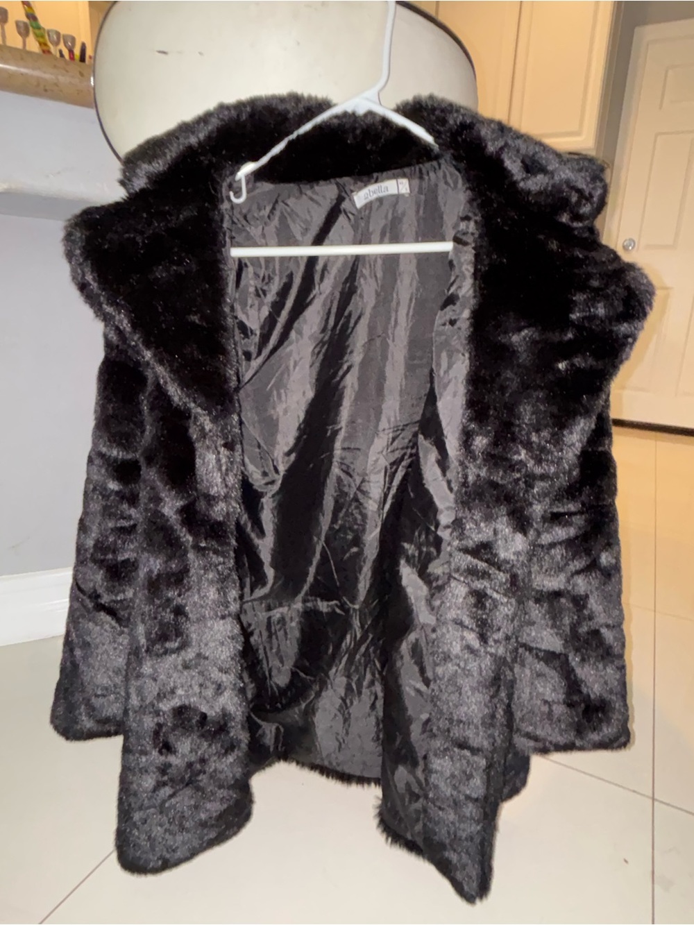 Black Faux Fur Coat - Unbranded Women's Outerwear